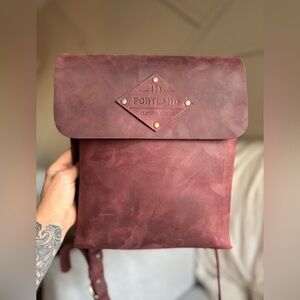 Portland Leather Goods Merlot Hawkeye